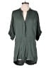 Mikoh 100% Rayon Solid Green Romper Size Med (2) - photo 1