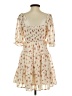Trixxi 100% Polyester Floral Ivory Cocktail Dress Size S - photo 2