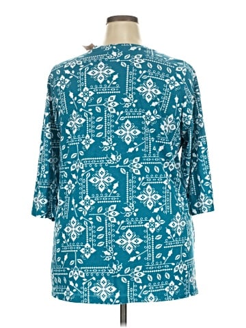 Woman Within 3/4 Sleeve T-Shirt (view 2)