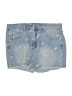 No Boundaries Hearts Blue Denim Shorts Size 11 - photo 1