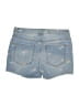 No Boundaries Hearts Blue Denim Shorts Size 11 - photo 2