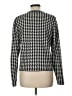CeCe 100% Cotton Houndstooth Black Cardigan Size L - photo 2