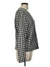 CeCe 100% Cotton Houndstooth Black Cardigan Size L - photo 4