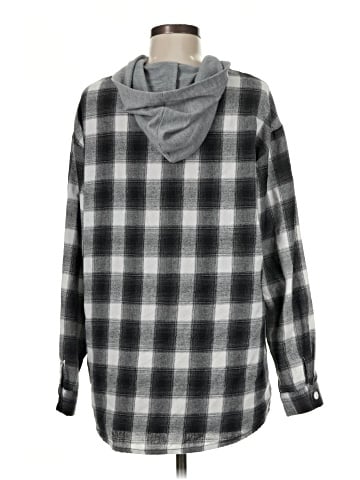 Shein Long Sleeve Button-Down Shirt (view 2)