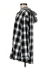 Shein Checkered-gingham Gray Long Sleeve Button-Down Shirt Size M (tall) - photo 5