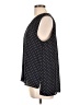 Ann Taylor Polka Dots Black Sleeveless Blouse Size L - photo 5