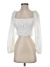 Princess Polly 100% Polyester White 3/4 Sleeve Blouse Size 4 - photo 1