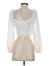 Princess Polly 100% Polyester White 3/4 Sleeve Blouse Size 4 - photo 2