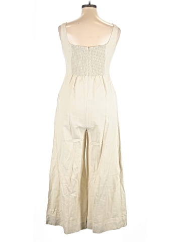 Madewell Wide-Leg Tank Jumpsuit in Drapey Twill (view 2)