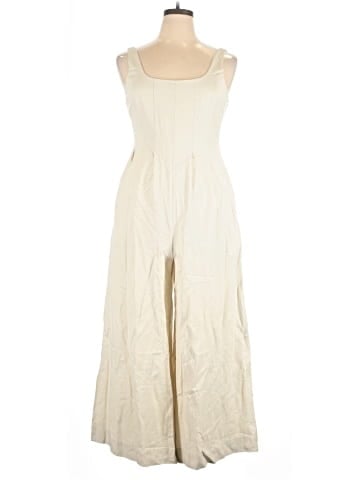 Madewell Wide-Leg Tank Jumpsuit in Drapey Twill (view 1)