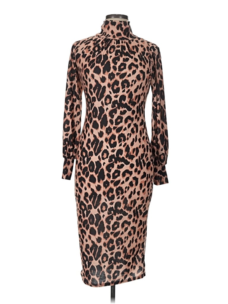Boohoo Cocktail Dress In Brown