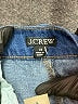 J.Crew 100% Cotton Solid Blue Denim Shorts Size 32 waist - photo 3