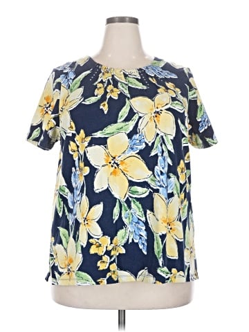 Alfred Dunner Short Sleeve Blouse (view 1)