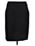 Ann Taylor LOFT Solid Black Formal Skirt Size 10 - photo 1