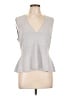 BCBGMAXAZRIA Gray Sleeveless Top Size L - photo 1