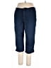 Gloria Vanderbilt Solid Blue Jeans Size 18 - photo 1