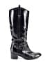 Assorted Brands 100% Leather Black Boots Size 11 - photo 1