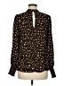 Sienna Sky 100% Polyester Brown Long Sleeve Blouse Size M - photo 2