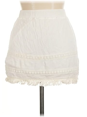 Ecru Casual Skirt (view 1)