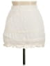 Ecru Solid White Ivory Casual Skirt Size M - photo 1