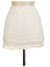 Ecru Solid White Ivory Casual Skirt Size M - photo 2