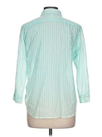 Lauren by Ralph Lauren 3/4 Sleeve Button-Down Shirt (view 2)