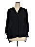 Grace 100% Polyester Black 3/4 Sleeve Blouse Size 1X - photo 1