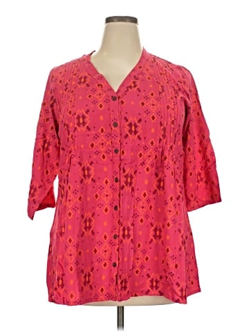 Novica 3/4 Sleeve Blouse (view 1)