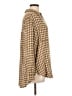 Pilcro Plaid Brown Long Sleeve Button-Down Shirt Size L - photo 4