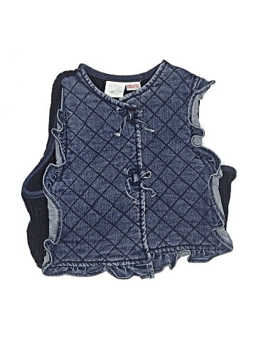 Zara Denim Vest (view 1)