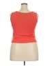 K Studio Orange Sleeveless Top Size 18 - photo 2