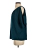 Express 100% Polyester Teal Short Sleeve Blouse Size S - photo 5