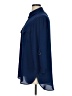MICHAEL Michael Kors 100% Polyester Blue 3/4 Sleeve Blouse Size 1X - photo 5