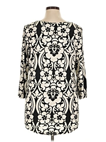 JM Collection 3/4 Sleeve Blouse (view 2)