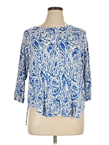 Philosophy Republic Clothing 3/4 Sleeve Blouse (view 1)