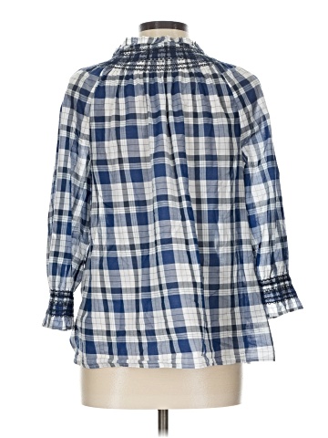 Talbots 3/4 Sleeve Button-Down Shirt (view 2)