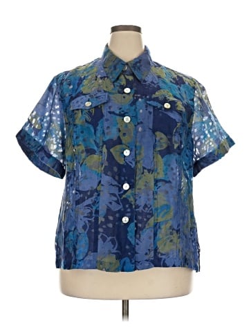 Ruby Rd. Short Sleeve Blouse (view 1)