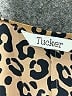 Tucker 100% Silk Animal Print Brown Sleeveless Silk Top Size XS - photo 4