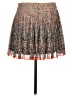American Eagle Outfitters 100% Polyester Paisley Gray Casual Skirt Size 8 - photo 2