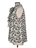 Neiman Marcus Animal Print Ivory Sleeveless Blouse Size L - photo 5