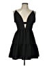Shein Solid Black Cocktail Dress Size L - photo 1