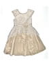 Jona Michelle 100% Polyester Ivory Dress Size 8 - photo 1