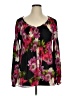 Sunny Leigh 100% Polyester Black Long Sleeve Blouse Size XL - photo 1