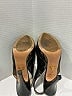 Prada 100% Patent Leather Blue Black Heels Size EU 38 - photo 6