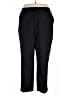 Maggie Barnes Solid Black Casual Pants Size 30W - photo 1