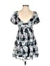 Lulus 100% Polyester Floral Gray Casual Dress Size XS - photo 1