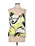 L'Agence 100% Silk Yellow Sleeveless Top Size Lg (3) - photo 1
