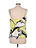 L'Agence 100% Silk Yellow Sleeveless Top Size Lg (3) - photo 2