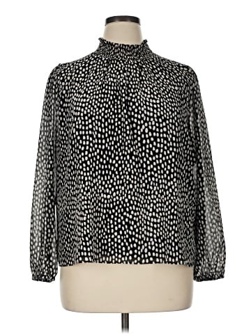 J.Crew Factory Store Long Sleeve Blouse (view 1)
