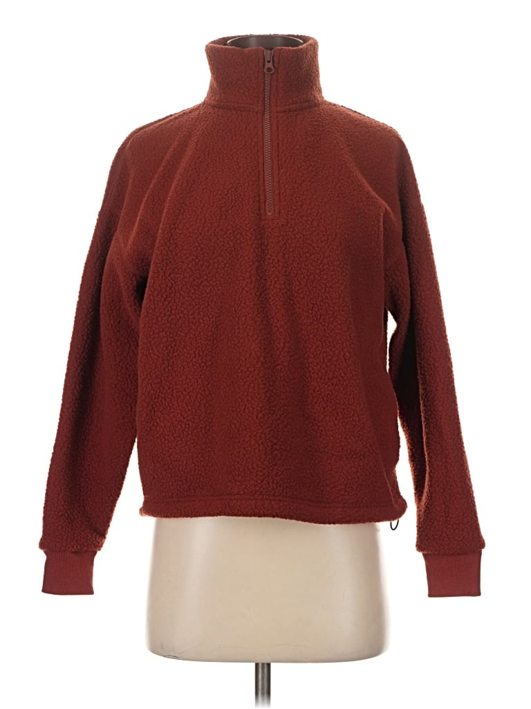 Pre-owned Everlane Turtleneck Sweater In Burgundy